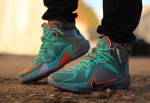 Lebron 12 NSRL Teal Grey   TOP BATCH UA - Image 6