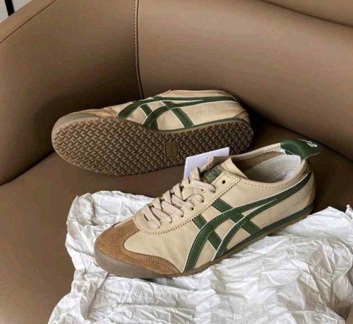 Onitsuka Tiger Beige Grass Green 246 TOP BATCH UA - Image 3