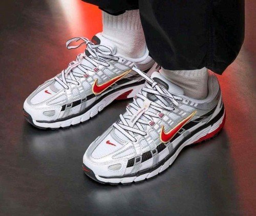 Nike P-6000 Platinum Varsity Red TOP BATCH UA - Image 3