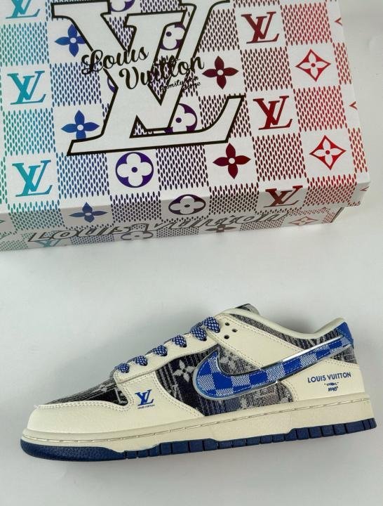 Nike SB Dunk X Louis Vuitton Blue TOP BATCH UA - Image 4