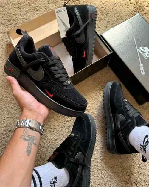 Nike airforce 1 black orange TOP BATCH UA - Image 4
