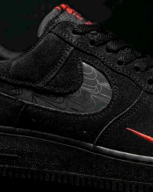 Nike airforce 1 black orange TOP BATCH UA - Image 2