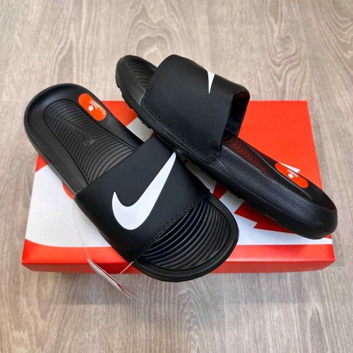 Nike Victori One Logo Black White Flip-Flop