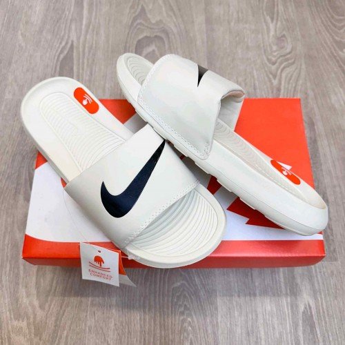 Nike Victori One Logo Cream Black Flip-Flop