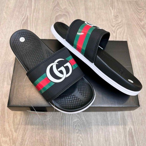 Gucci GG Soft Comfort Premium Black Flip Flop
