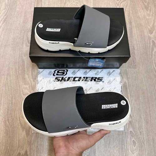 Skechers Go Walk Flex Premium Grey Flip Flop
