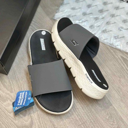 Skechers Go Walk Flex Premium Grey Flip Flop - Image 2