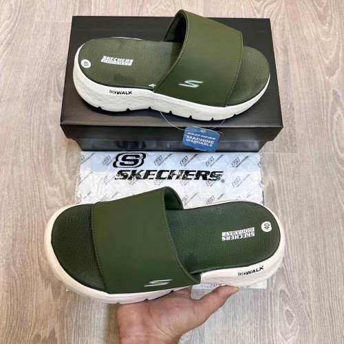 Skechers Go Walk Flex Premium Green Flip Flop