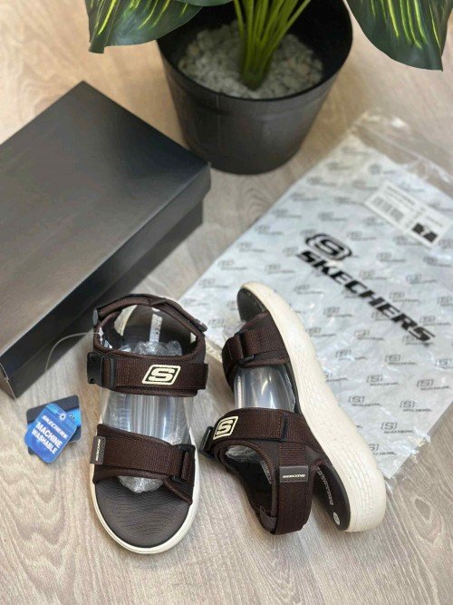 Skechers Go Walk Coffee Premium Sandal - Image 2