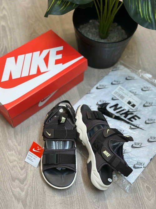 Nike Canyon Brown White Premium Sports Sandal - Image 2