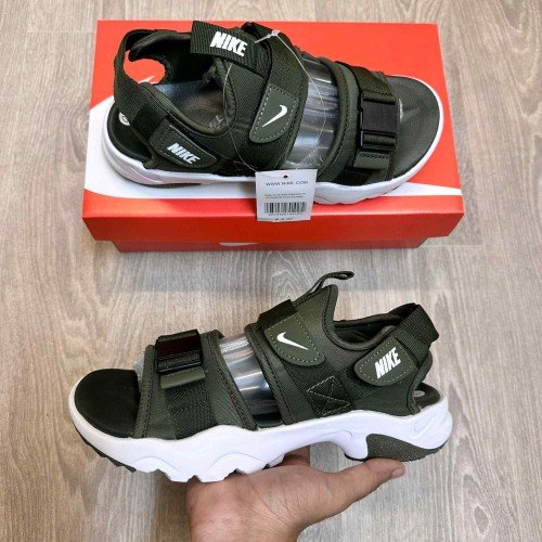 Nike Canyon Green White Premium Sports Sandal