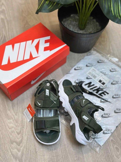 Nike Canyon Green White Premium Sports Sandal - Image 2