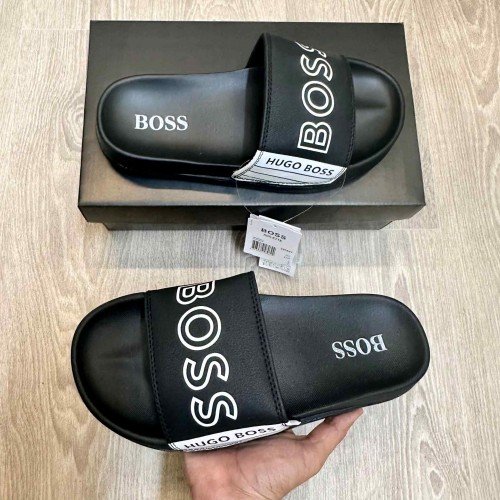 Hugo Boss Soft Cusion Premium Black Flip Flop