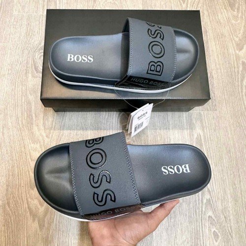 Hugo Boss Soft Cusion Premium Grey Flip Flop