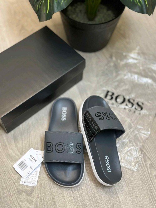 Hugo Boss Soft Cusion Premium Grey Flip Flop - Image 2
