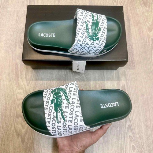 Lacoste Soft Cusion Premium White Green Flip Flop