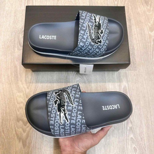 Lacoste Soft Cusion Premium Grey Black Flip Flop