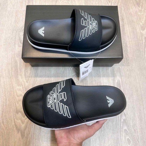 Emporio Armani Soft Cusion Premium Black Flip Flop