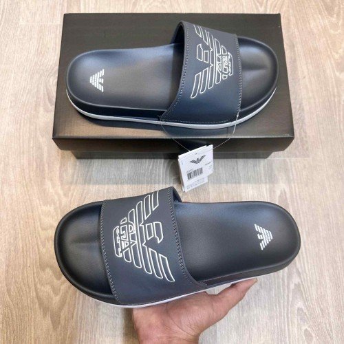 Emporio Armani Soft Cusion Premium Grey Flip Flop