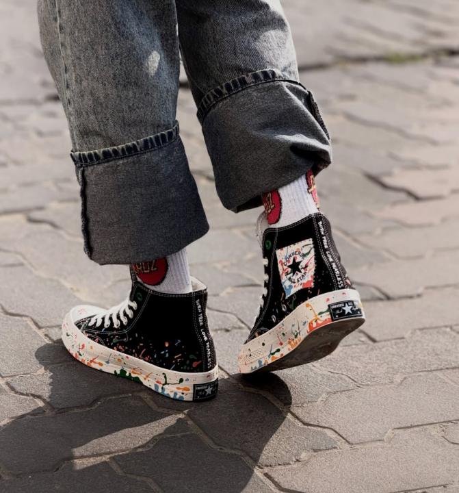 Converce x Roy Wang Chuck 70 Paint Splatter TOP BATCH UA - Image 3