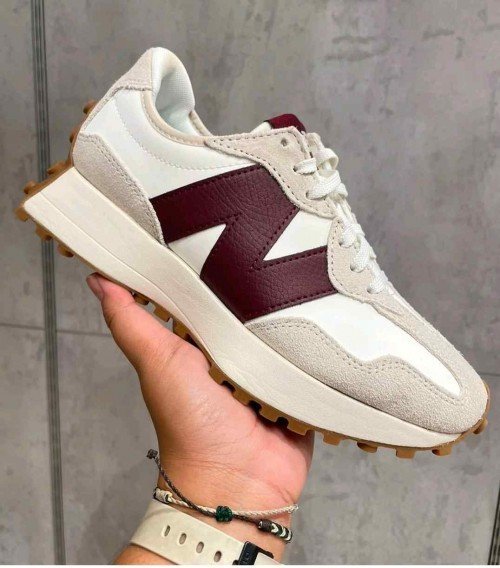 New Balance 327 Moonbeam Burgundy TOP BATCH UA - Image 4