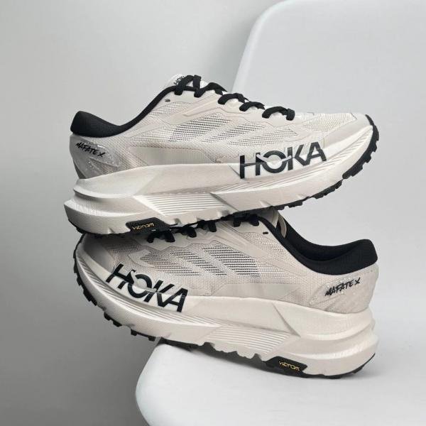 Hoka Mafate X Trail Runners White TOP BATCH UA - Image 3
