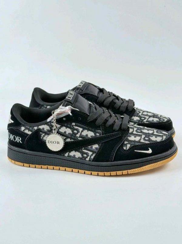 Nike Air Jordan 1 Low Travis Scott X Dior TOP BATCH UA - Image 3