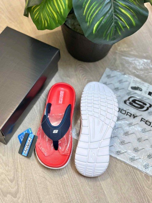 Skechers Go Recover Premium Navy Red White Simplex - Image 2