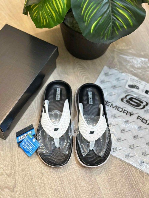 Skechers Go Recover Premium White Black Simplex - Image 2