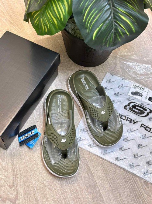 Skechers Go Recover Premium Green White Simplex - Image 2