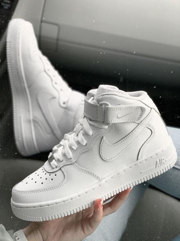 Nike Air Force 1 Mid Leather White Fix TOP BATCH UA - Image 2