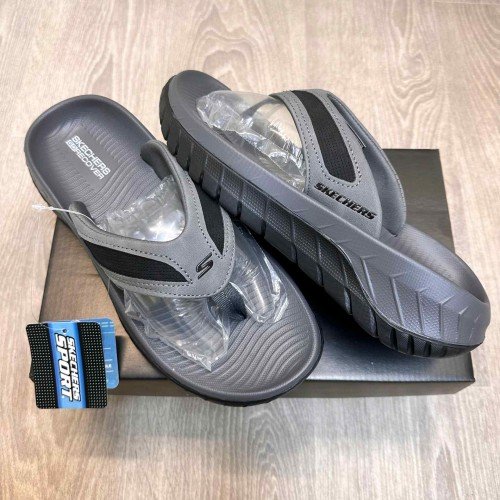 Skechers Go Recover Premium Grey Black Simplex