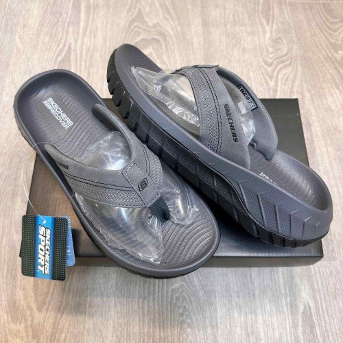Skechers Go Recover Premium Grey Black Simplex