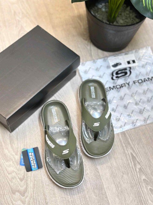 Skechers Go Recover Premium Green White Simplex - Image 2