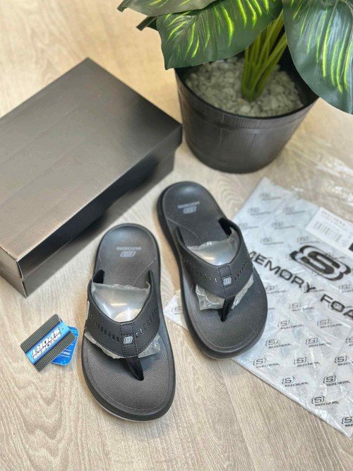 Skechers Relaxed Fit Super Comfort Premium Black Simplex - Image 2