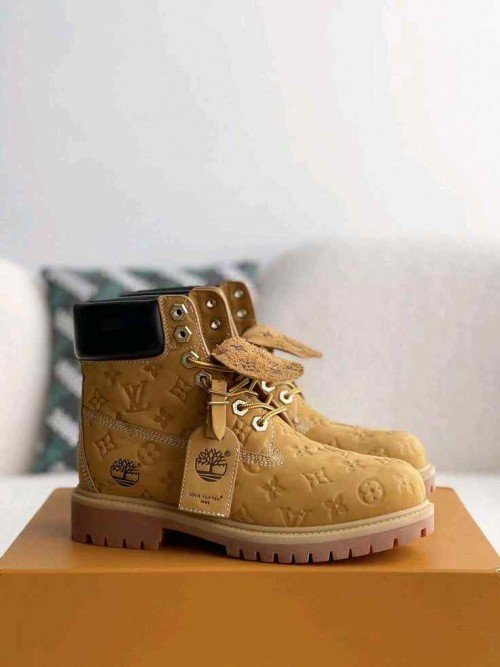 Louis Vuitton X Timberland Ankle Boots TOP BATCH UA - Image 3