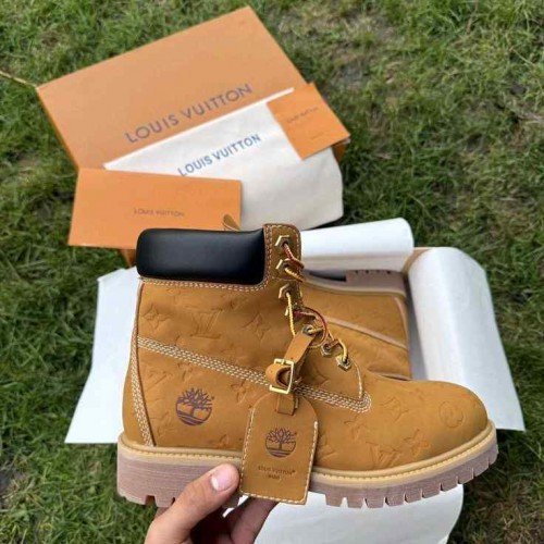 Louis Vuitton X Timberland Ankle Boots TOP BATCH UA - Image 4