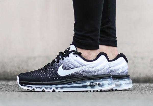 Nike Air Max 2017 White Black running shoes TOP BATCH UA - Image 4
