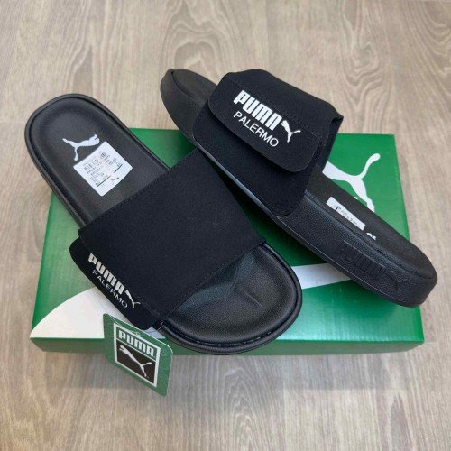 Puma Leadcat Palermo Foil All Black Slides