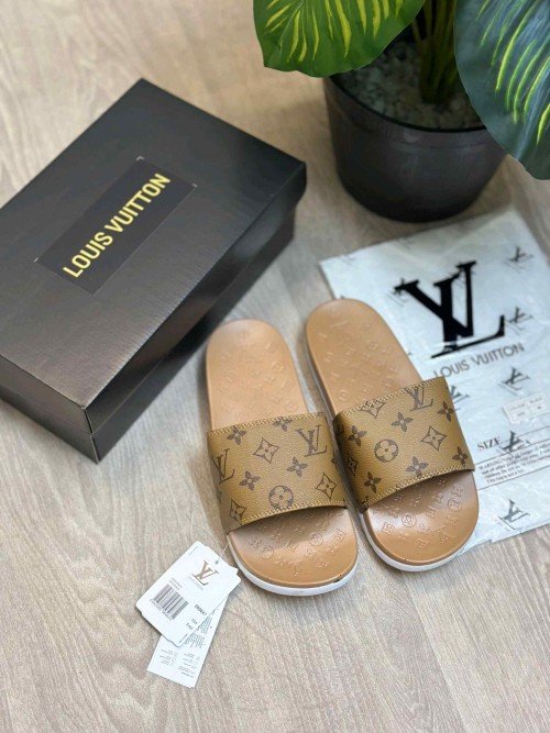 Louis Vuitton Monogram Soft Cusion Beige White Flip Flop - Image 2