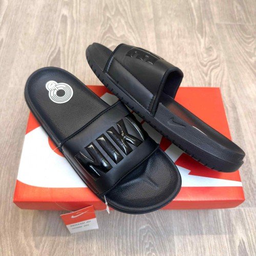 Nike Offcourt Classic Premium All Black Flip Flop