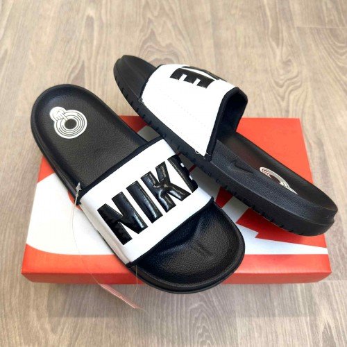 Nike Offcourt Classic Premium White Black Flip Flop