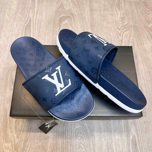 Louis Vuitton Monogram Soft Cusion Premium Blue Flip Flop