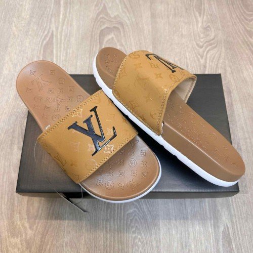 Louis Vuitton Monogram Soft Cusion Premium Beige Flip Flop