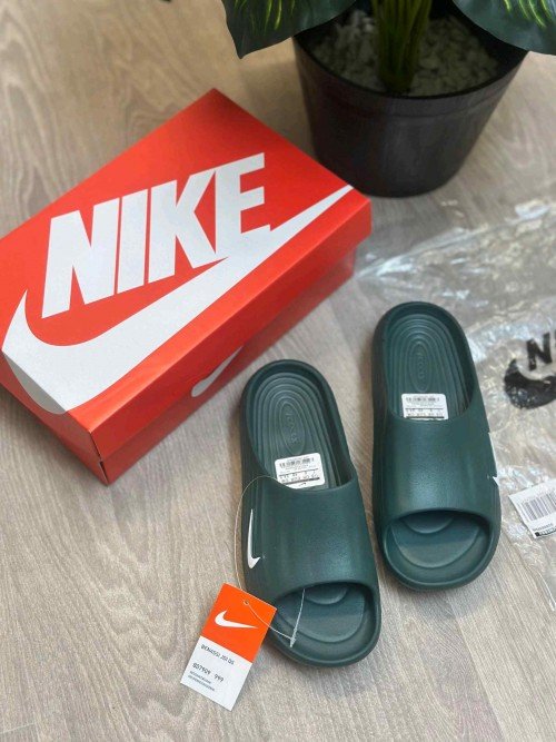 Nike React X Rejuven8 Green White Slides - Image 2