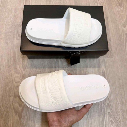 Prada Milano Premium White Flip Flop