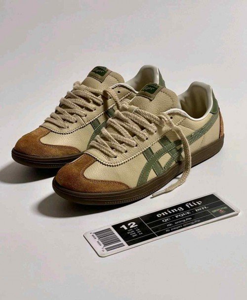 Onitsuka Tiger Tokuten Beige Green TOP BATCH UA - Image 4