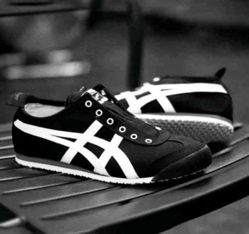 Onitsuka Tiger Slip on Black White 282 TOP BATCH UA - Image 4