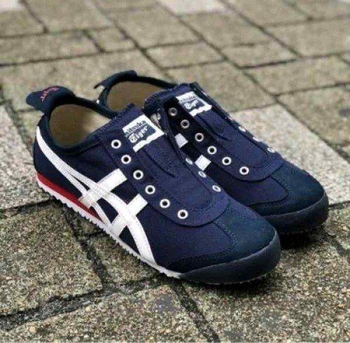 Onitsuka Tiger Slip on Navy Blue White 283 TOP BATCH UA - Image 3