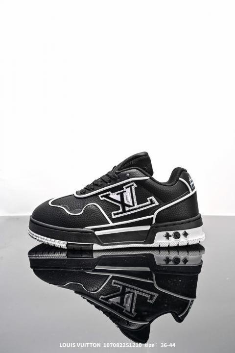 LOUISS VUITTTON TRAINER 2026 WHITE BLACK  TOP BATCH UA - Image 2